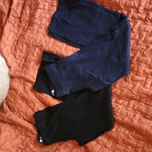 Betabrand Yoga Office Pants Navy & Black M
